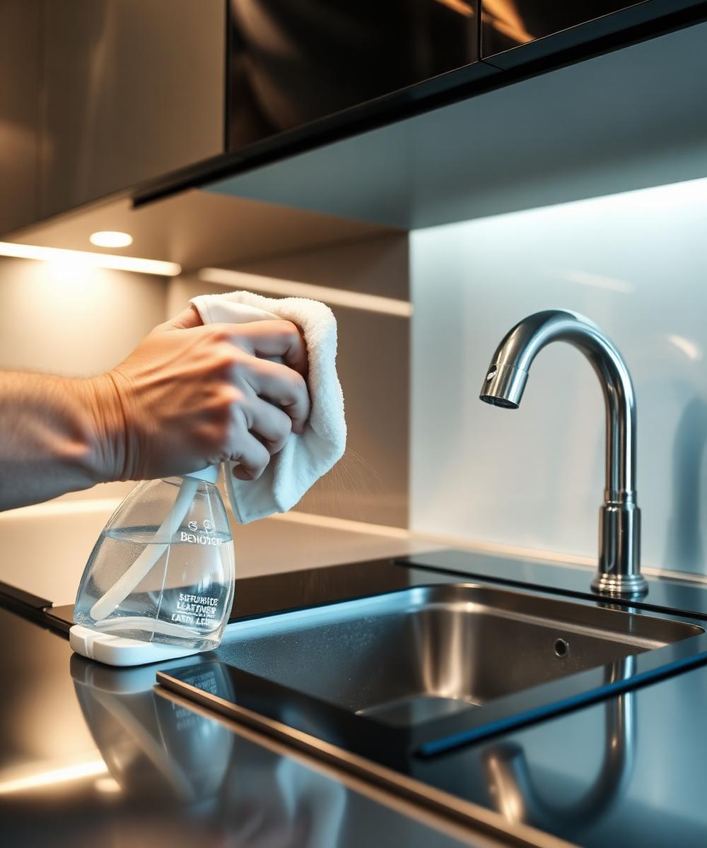 Keuken gereinigd door FastFix Cleaning